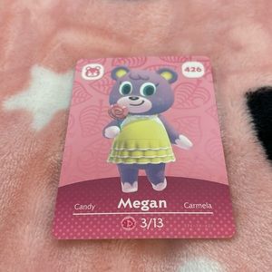 Animal Crossing Amiibo card #426 Megan